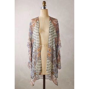 Anthropologie Printed Kimono